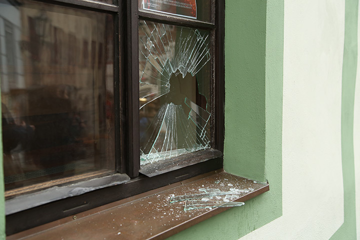 A2B Glass are able to board up broken windows while they are being repaired in Brownhills.